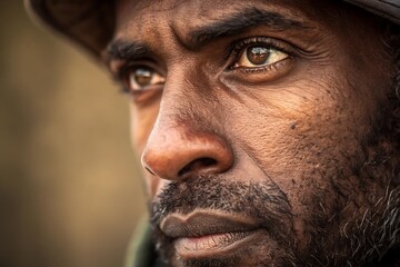 Obraz premium Close up of man