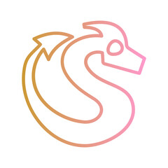 Sea Dragon Vector Icon
