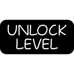 Obraz premium Unlock Level Icon