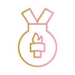 Liberty Medal Vector Icon