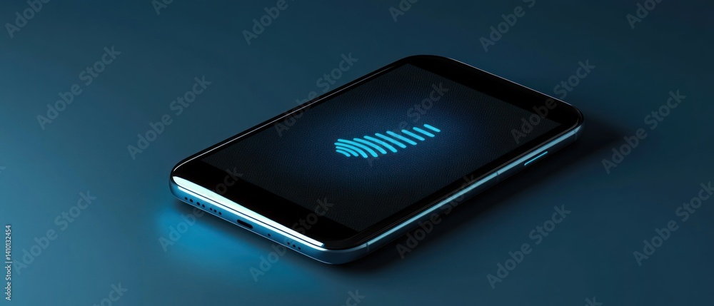 Poster smartphone fingerprint scanner: secure mobile access