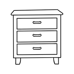 nightstand icon, nightstand vector illustration-simple illustration of nightstand, perfect for nightstand logos and icons