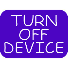 Turn Off Device Icon