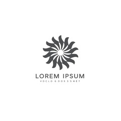 Obraz premium Abstract floral logo design