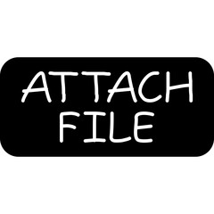 Obraz premium Attach File Icon