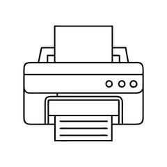 printer icon, printer vector illustration-simple illustration of printer, perfect for printer logos and icons