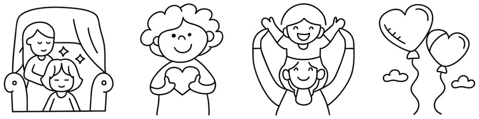 Celebrate mother day with love and joy as families cherish special moments together