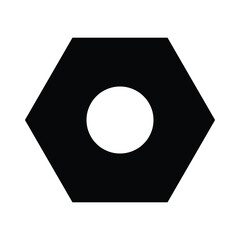 settings icon vector for any purposes, Simple Gear Icon Mechanical Cogwheel Symbol in Minimal Line Style