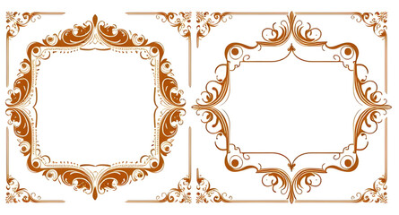 set of vintage frames