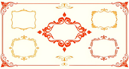 set of vintage frames