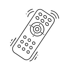 remote control icon, remote control vector illustration-simple illustration of remote control, perfect for remote control logos and icons