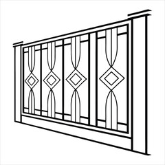 Black and White Art Deco Seamless Geometric Pattern.