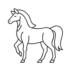 horse icon, horse vector illustration-simple illustration of horse, perfect for horse logos and icons