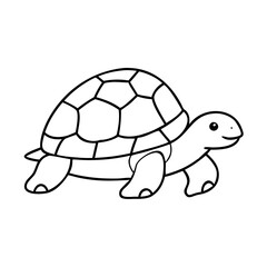tortoise icon, tortoise vector illustration-simple illustration of tortoise, perfect for tortoise logos and icons