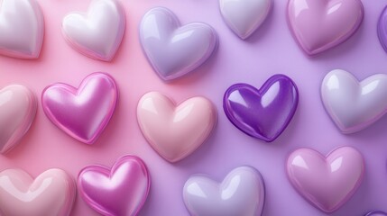 Pastel Hearts: A Valentine's Day Delight