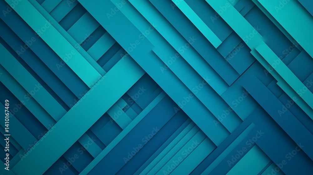 Aufkleber minimalist abstract geometric background with subtle glowing gradient effects and harmonious shapes