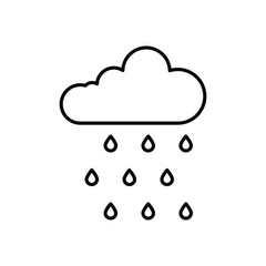 Cloud  vector icon stock illustration