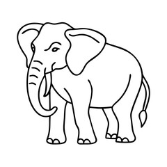 elephant icon, elephant vector illustration-simple illustration of elephant, perfect for elephant logos and icons