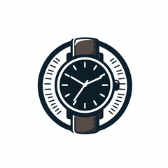 vector image of a watch