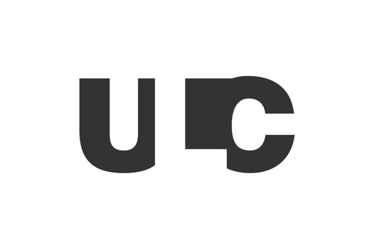 ULC logo design. Initial letter U L C bold font style for tech startups, consulting, corporate branding. Creative company name, headlines typography identity, trendy logotype.