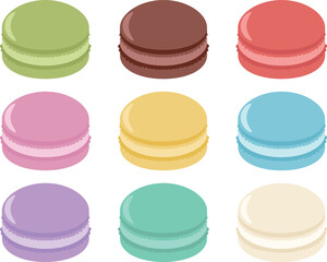 カラフルマカロン9種セット