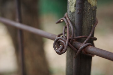 old rusty gate