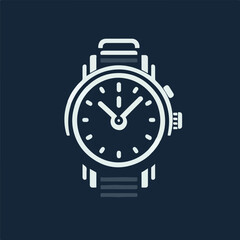 vector image of a watch