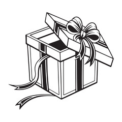 Gift box vector art