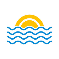 Obraz premium set of sea and beach