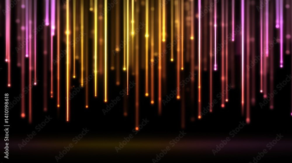 Poster mesmerizing abstract background with vibrant colorful lights and dynamic textures