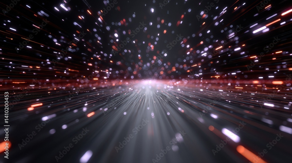 Poster mesmerizing lights and shadows, abstract background with dynamic dark bright contrast