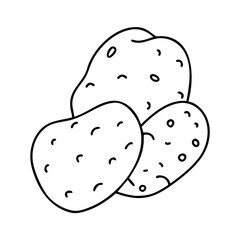 potato icon, potato vector illustration-simple illustration of potato, perfect for potato logos and icons
