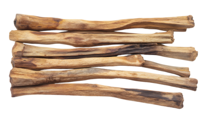 Cinnamon Sticks Isolated on White Background for Culinary Design Projects