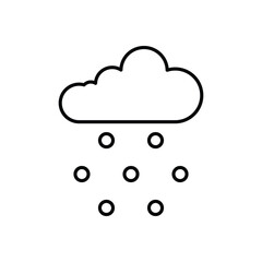 Coud  vector icon stock illustration