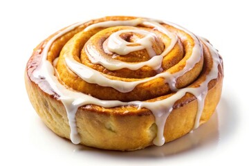 Cinnamon Roll Swirled Pastry with Gooey Icing Dessert