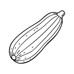 zucchini icon, zucchini vector illustration-simple illustration of zucchini, perfect for zucchini logos and icons