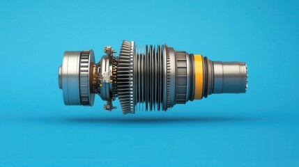 Crosssectional schematic of a turbofan engine s air intake design, highlighting aerodynamic shaping and antiicing systems
