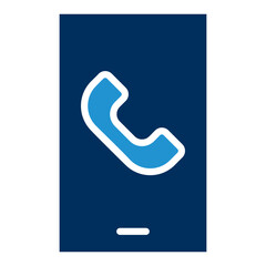 Contact Blue Color Icon