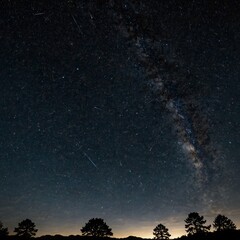 Naklejka premium Meteor Shower