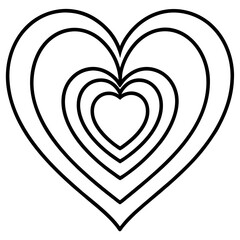 Elegant Heart Line Art Designs