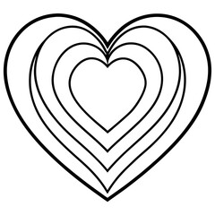 Elegant Heart Line Art Designs