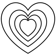 Elegant Heart Line Art Designs