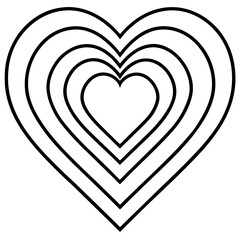 Elegant Heart Line Art Designs