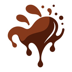 Dripping Chocolate Over Gold Foil Luxurious Product Design