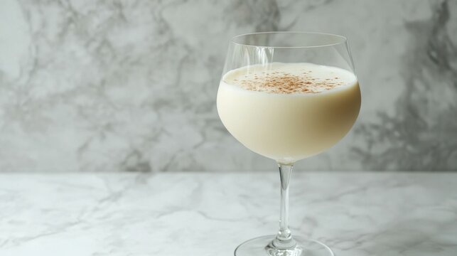 Rompope vanilla liqueur eggnog drink made with eggs in Mexico, traditional for Christmas season