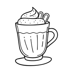 chai latte icon, chai latte vector illustration-simple illustration of chai latte, perfect for chai latte logos and icons