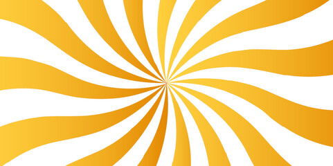 Orange sun rays sunbeam summer Abstract stripe yellow ad cartoon sun rays background.	
