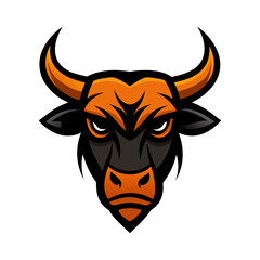 Angry Bull Vector Illustration