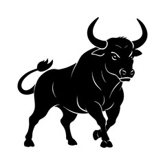 Angry Bull Vector Illustration
