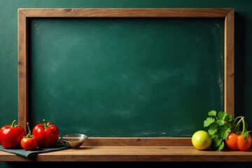 Chalkboard background with menu board, White, Kitchen